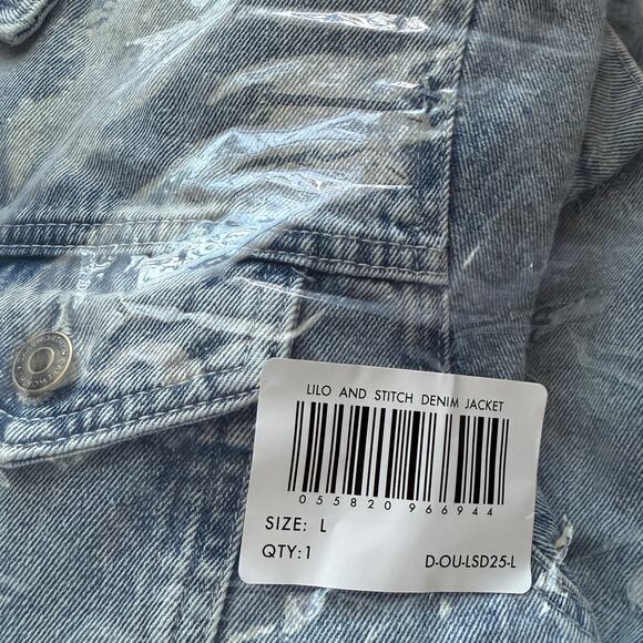 Cakeworthy Disney Lilo Stitch Denim Jacket Scrump Pudge Large - Picture 10 of 12